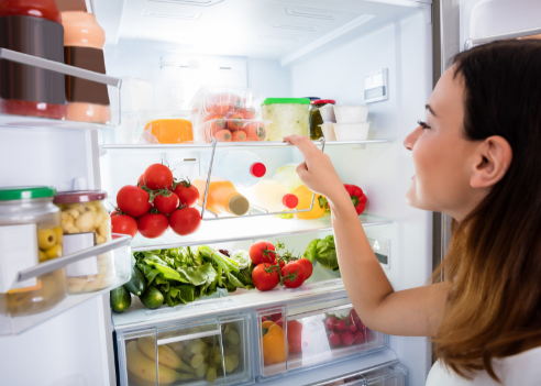 white woman fridge